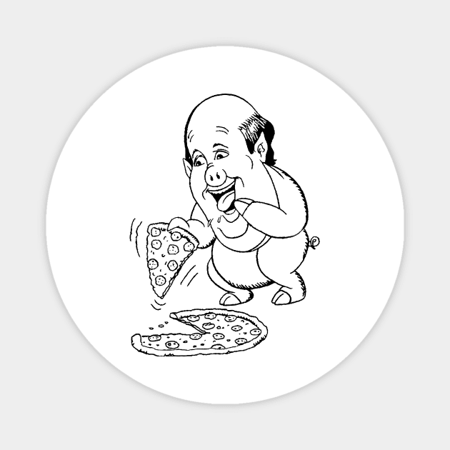 Kevin malone caricature Magnet by danonbentley